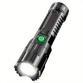 Outdoor Household Camping Usb Rechargeable Zoom Led Power Torch