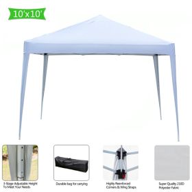 3 x 3m Practical Waterproof Right-Angle Folding Tent White