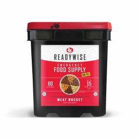 60 Servings Freeze Dried Meat includes 20 bonus servings rice