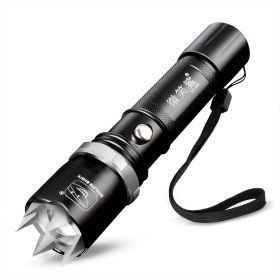 FLASSelf-Defense LED Flashlight (Color: Black)